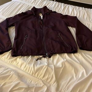 brand new burgundy jacket